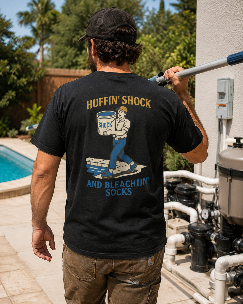 Huffin' Shock Graphic Tee