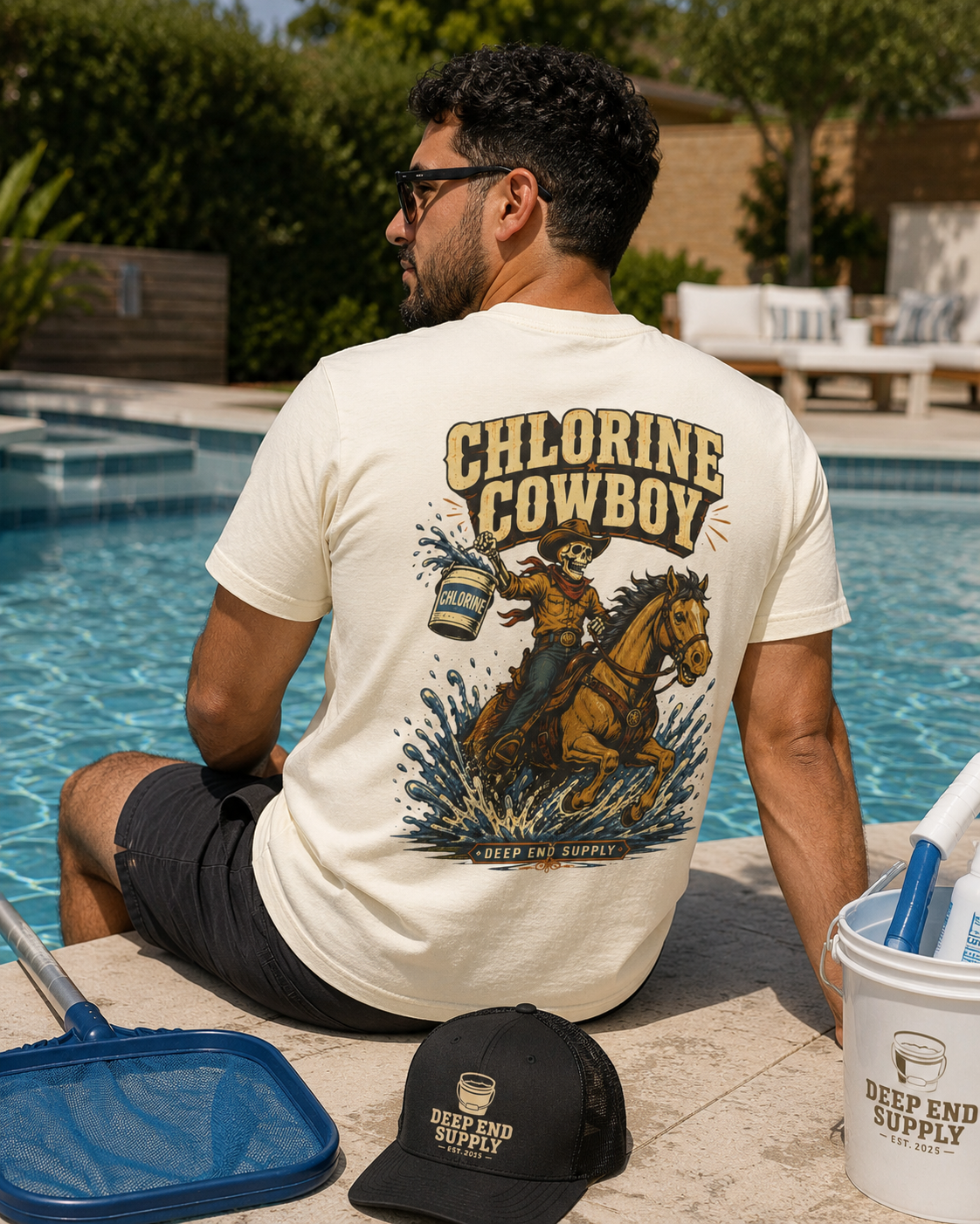 Chlorine Cowboy Tee