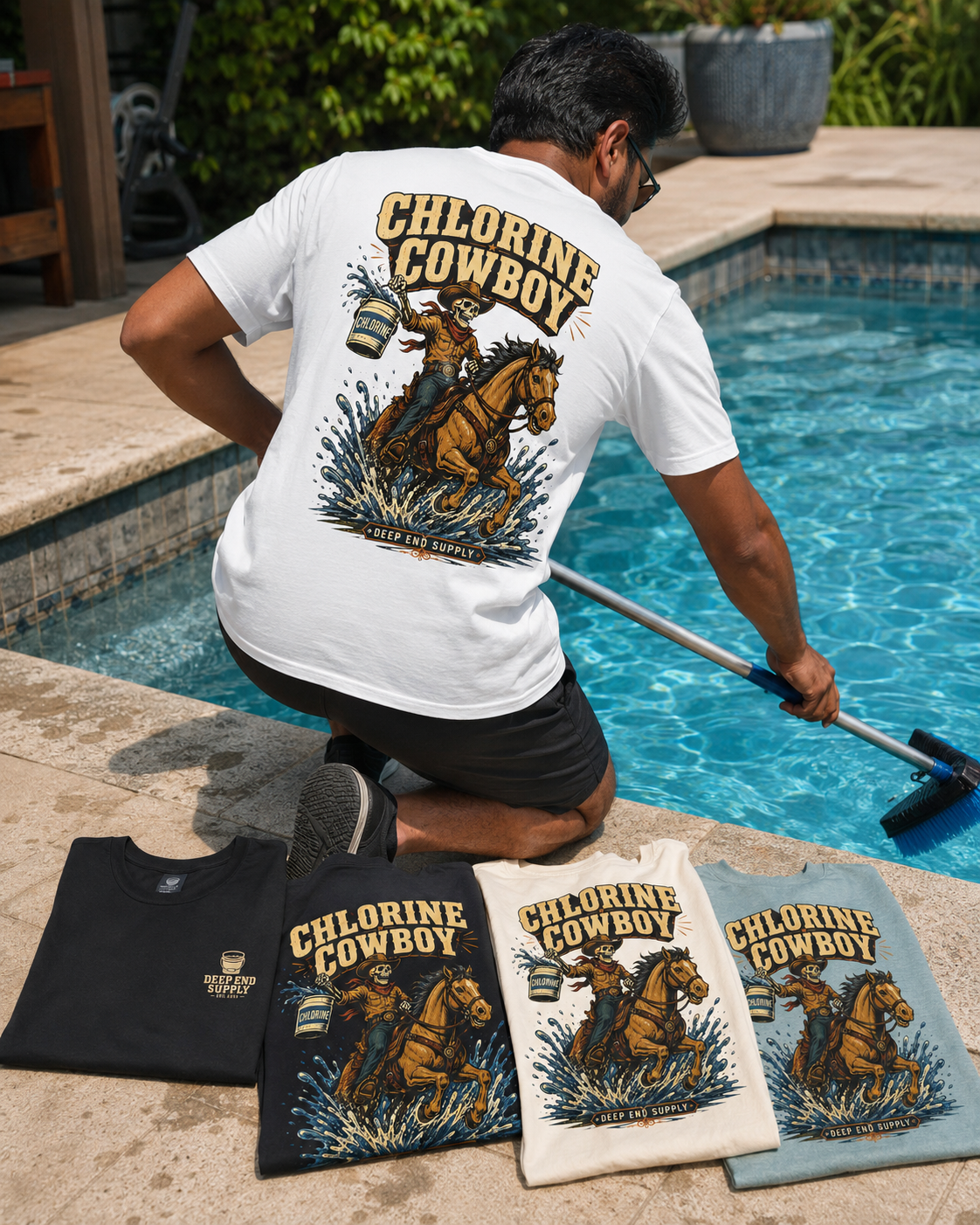 Chlorine Cowboy Tee