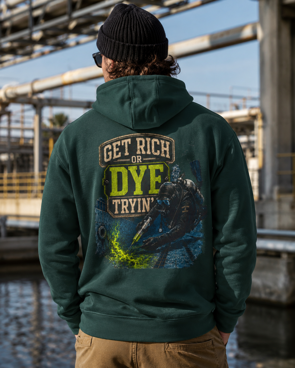 Get Rich or Dye Tryin Hoodie