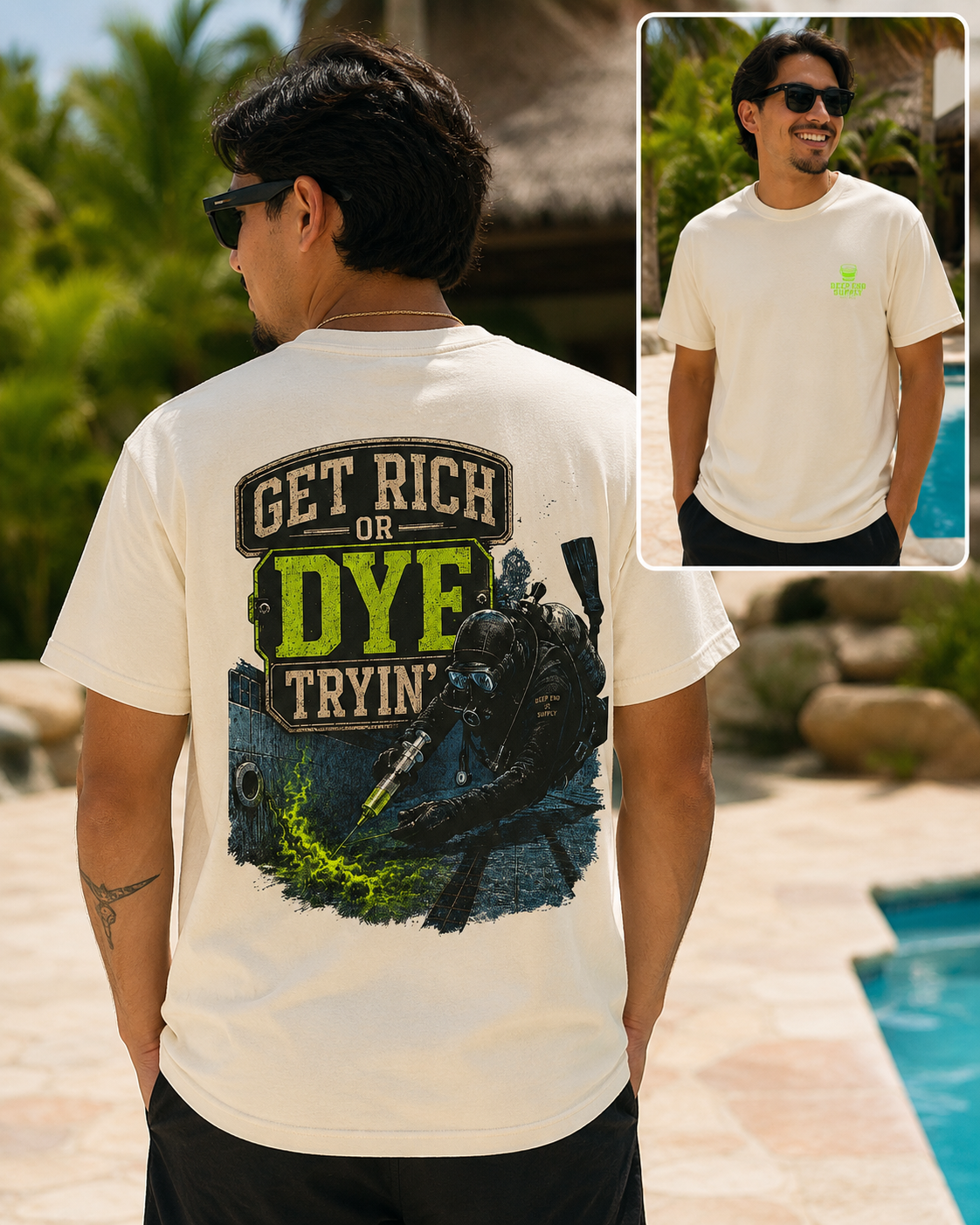 Get Rich or Dye Tryin Tee