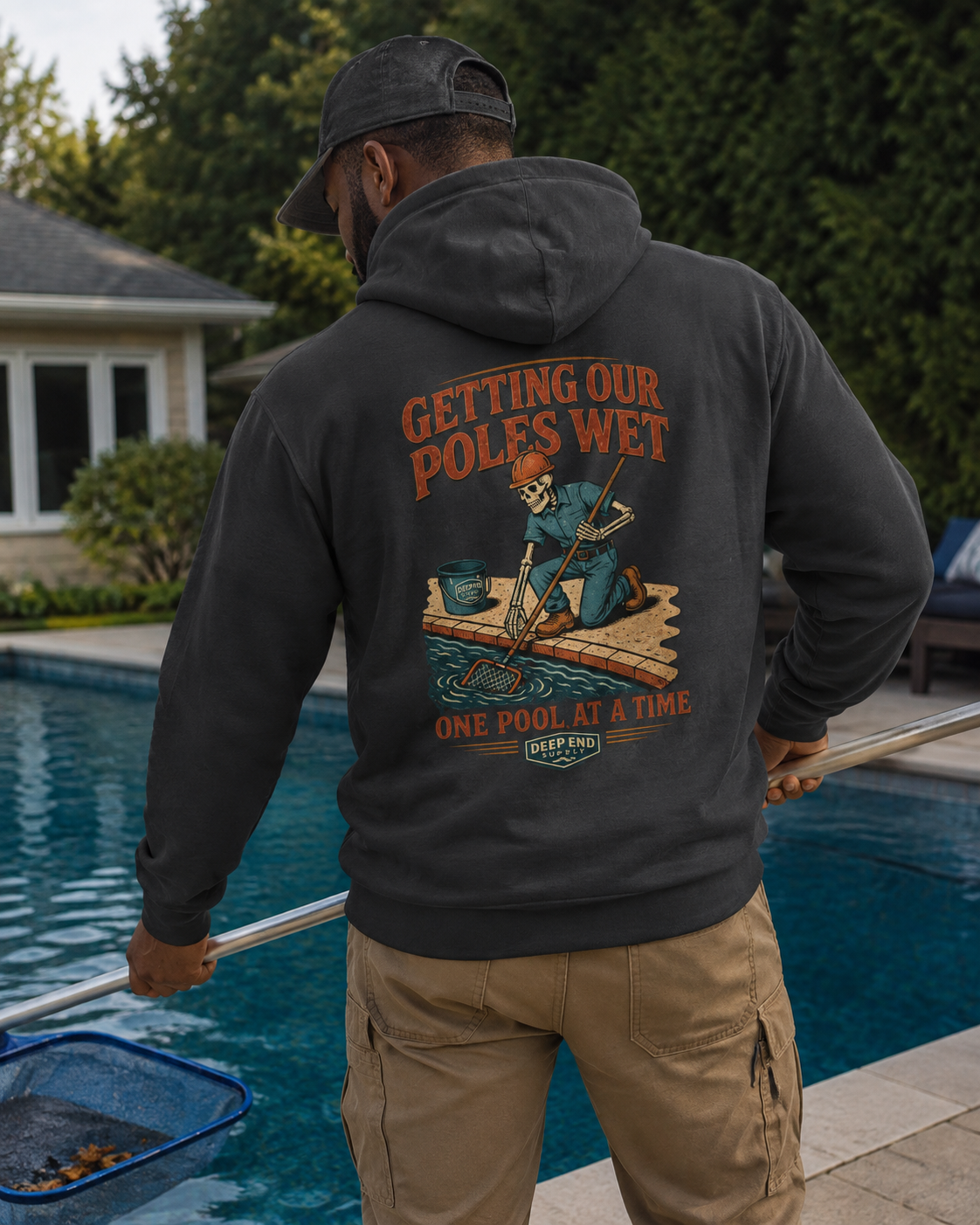 Getting Poles Wet Hoodie