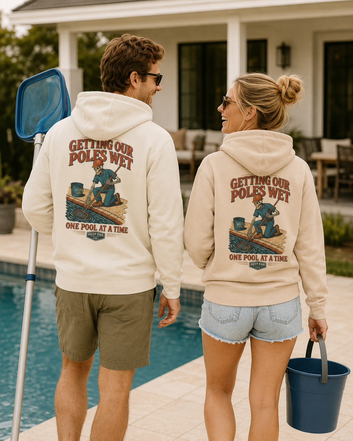 Getting Poles Wet Hoodie