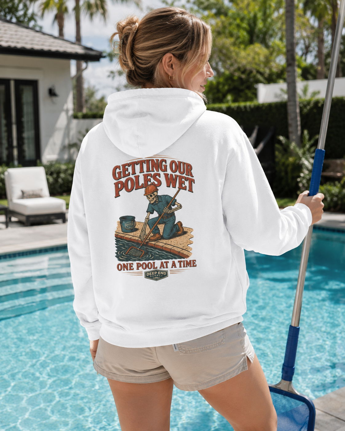 Getting Poles Wet Hoodie