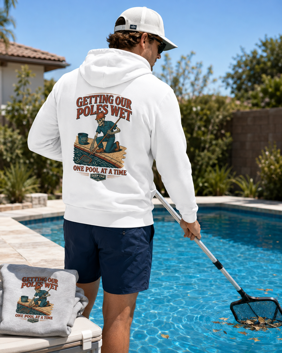 Getting Poles Wet Hoodie