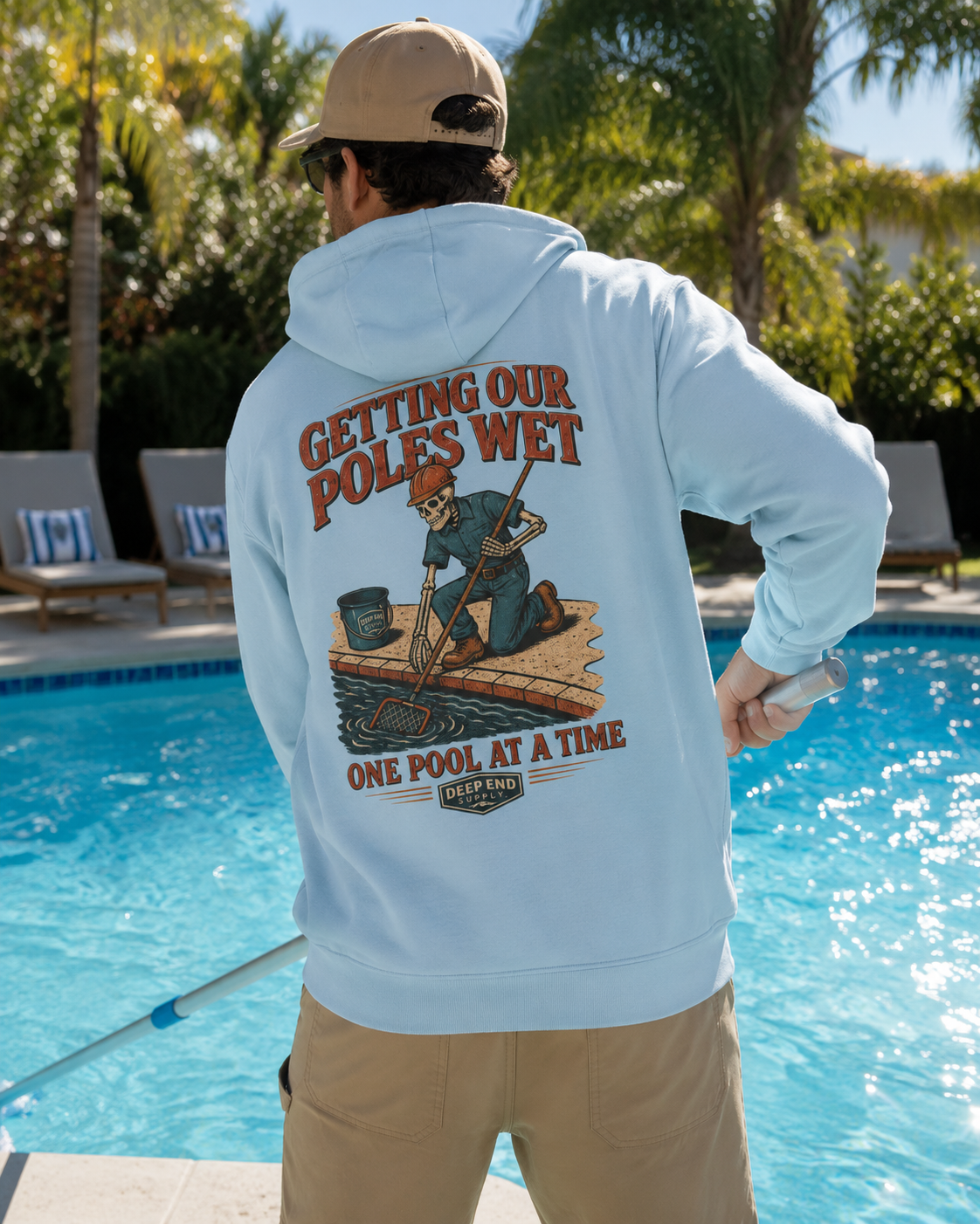 Getting Poles Wet Hoodie