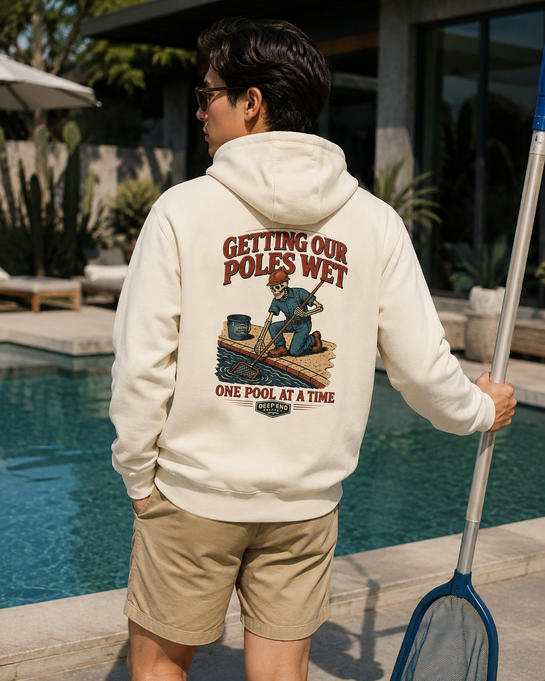 Getting Poles Wet Hoodie