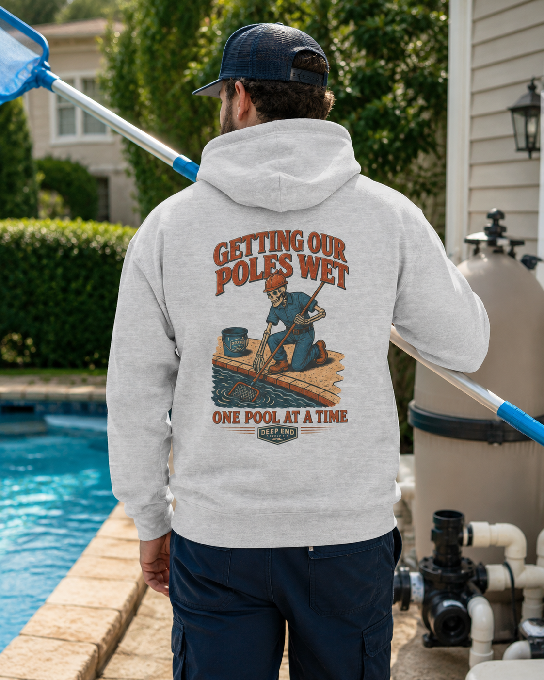 Getting Poles Wet Hoodie