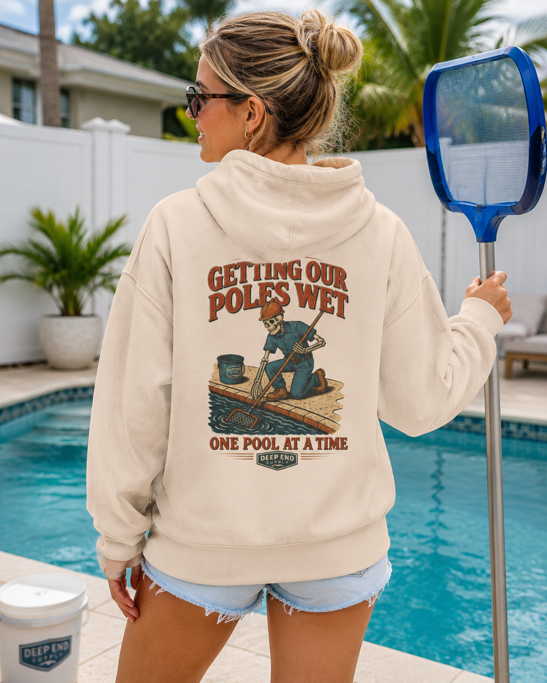 Getting Poles Wet Hoodie