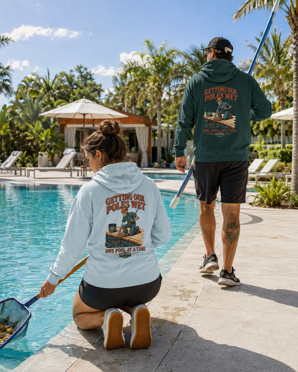 Getting Poles Wet Hoodie