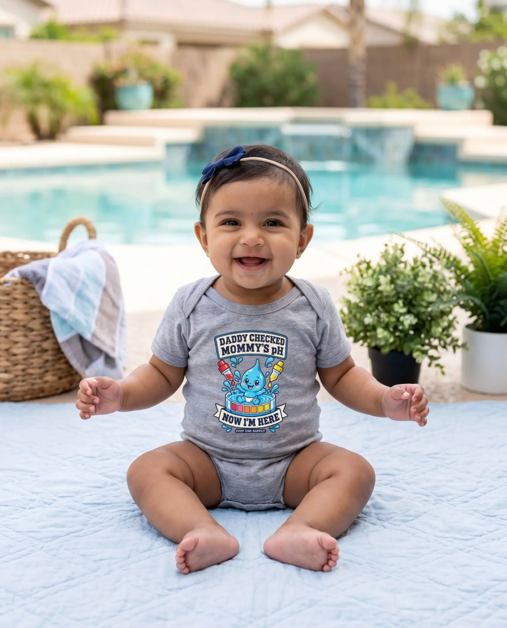 Daddy Checked Mommy's pH Infant Bodysuit
