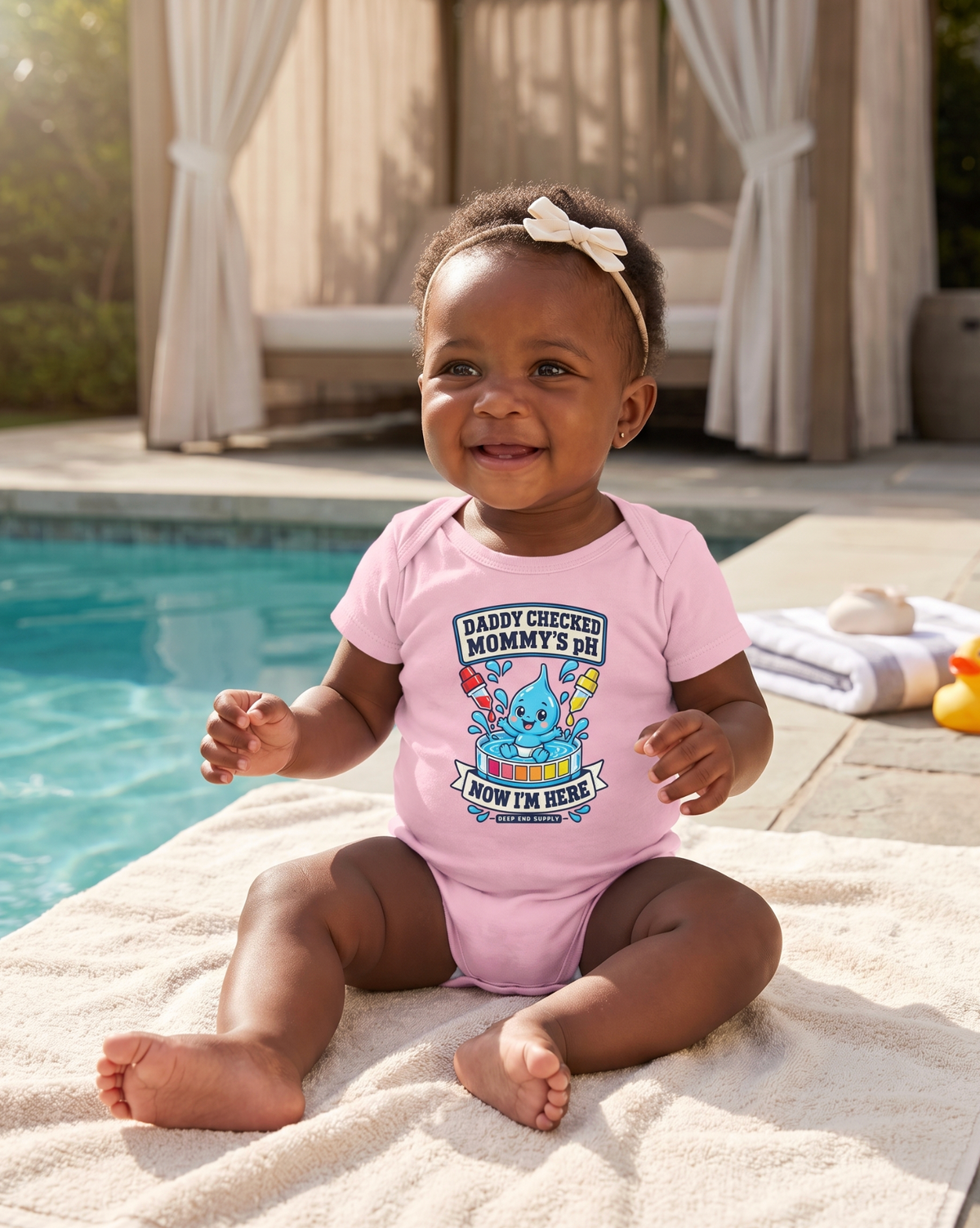 Daddy Checked Mommy's pH Infant Bodysuit